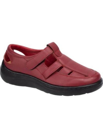 SANDALIA FORRO PIEL ROJO SHOSH CONFORT - Image 2
