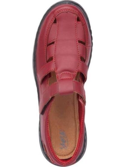SANDALIA FORRO PIEL ROJO SHOSH CONFORT - Image 3