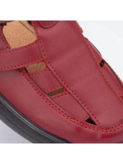 SANDALIA FORRO PIEL ROJO SHOSH CONFORT - Image 6