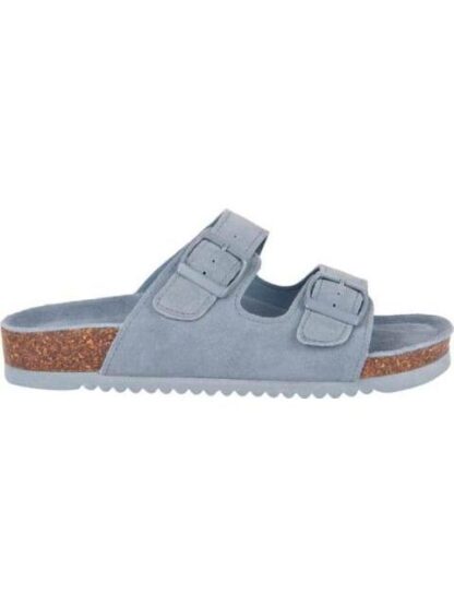 SANDALIA GAMUZA AZUL VI LINE
