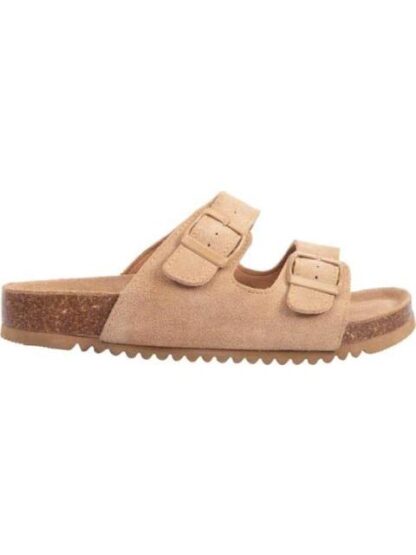 SANDALIA GAMUZA CAMEL VI LINE