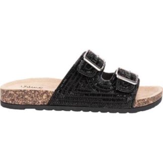 SANDALIA HEBILLAS NEGRO VI LINE
