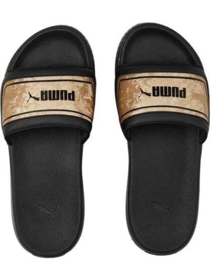 SANDALIA KARMEN SLIDE SPACE METALLICS NEGRO PUMA - Image 2