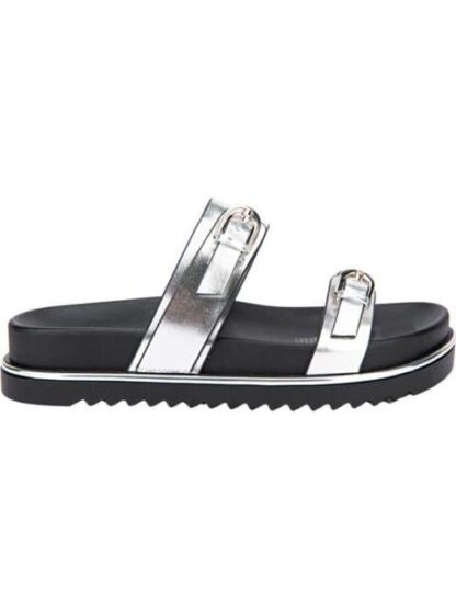SANDALIA METALICA PLATA VI LINE