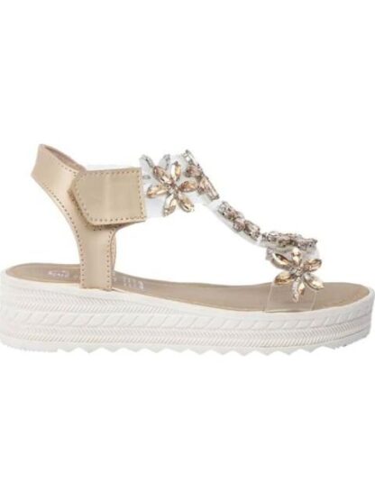 SANDALIA PEDRERIA ORO VIVIS SHOES KIDS