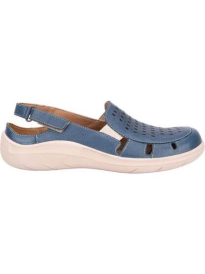 SANDALIA PERFORADA AZUL FLEXI
