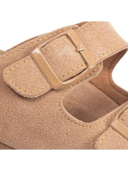 SANDALIA GAMUZA CAMEL VI LINE - Image 6