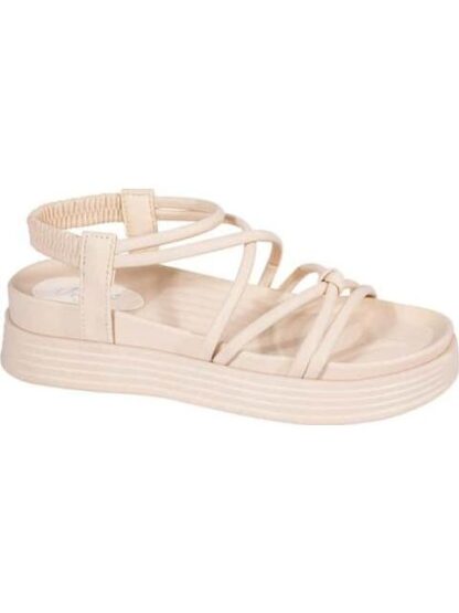 SANDALIA PLANA BEIGE/HUESO VI LINE FASHION - Image 2