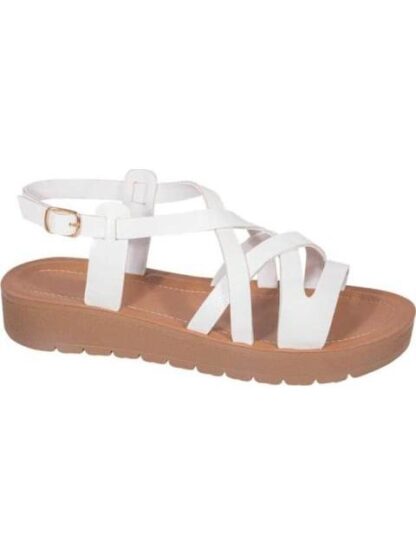 SANDALIA PLANA BLANCO VI LINE - Image 2