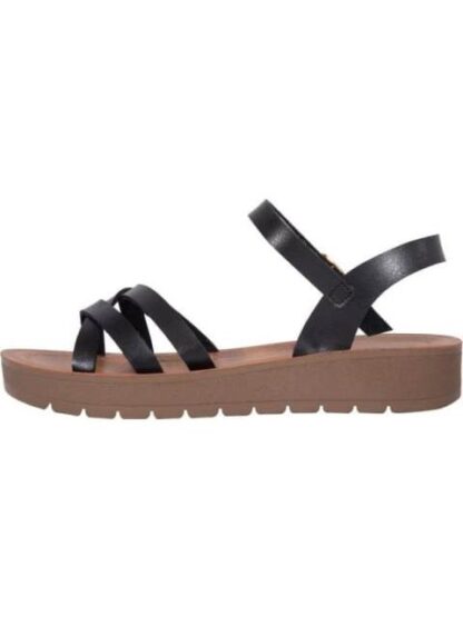 SANDALIA PLANA NEGRO VI LINE - Image 5