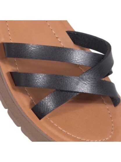 SANDALIA PLANA NEGRO VI LINE - Image 6