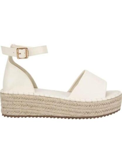 SANDALIA PLANA BEIGE/HUESO VI LINE