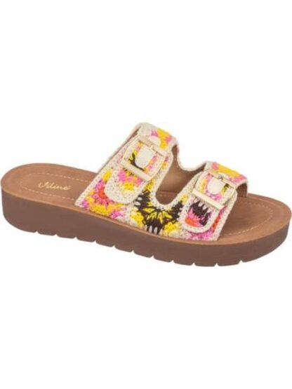 SANDALIA PLANA BEIGE VI LINE - Image 2