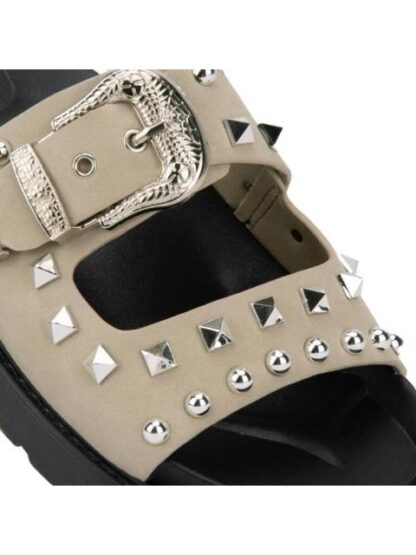 SANDALIA PLANA TAUPE VI LINE FASHION - Image 6
