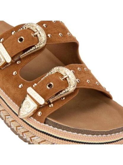 SANDALIA PLANA CAMEL VI LINE FASHION - Image 6
