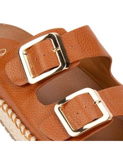 SANDALIA YUTE COGNAC VI LINE - Image 6