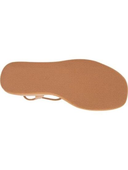 SANDALIA PLANA LISA COGNAC VI LINE - Image 4