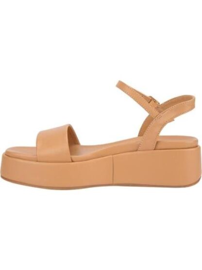 SANDALIA PLANA LISA COGNAC VI LINE - Image 5