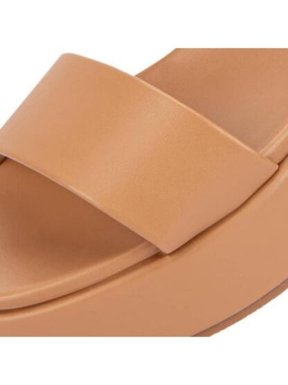 SANDALIA PLANA LISA COGNAC VI LINE - Image 6