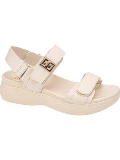 SANDALIA PLANA BEIGE/HUESO VI LINE - Image 2