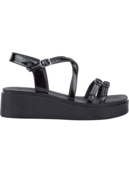 SANDALIA PLANA NEGRO VI LINE