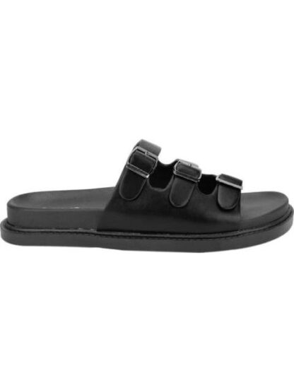 SANDALIA PLANA NEGRO VI LINE
