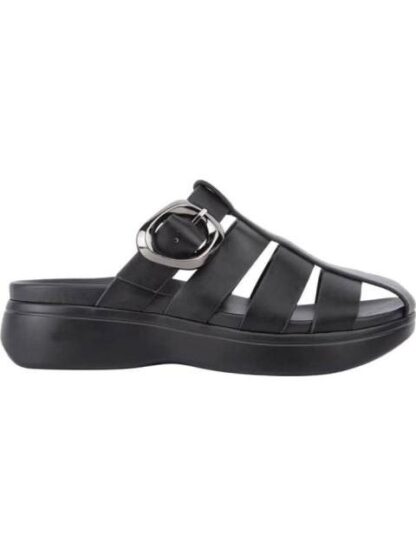 SANDALIA PLANA NEGRO VI LINE