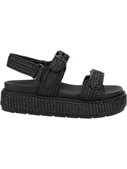 SANDALIA PLANA NEGRO VI LINE FASHION