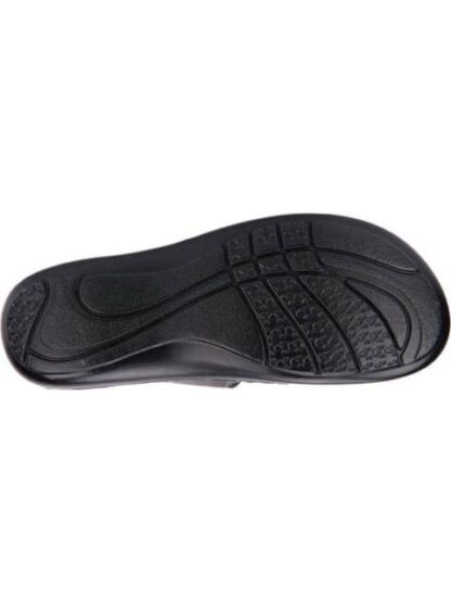 SANDALIA PLANA DE PIEL NEGRO SHOSH - Image 4