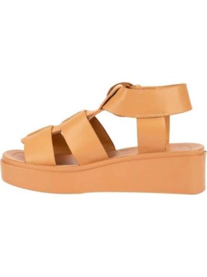 SANDALIA PLANA ROMANA COGNAC VI LINE - Image 5