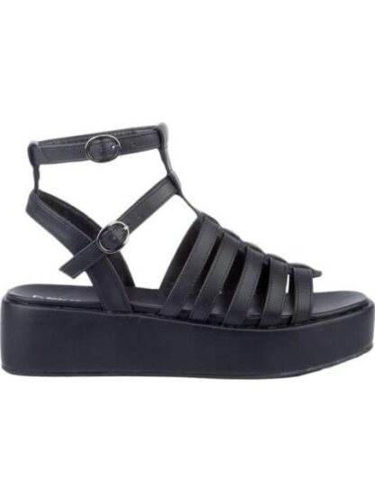 SANDALIA PLANA ROMANA NEGRO VI LINE