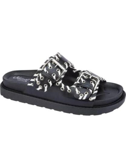 SANDALIA PLANA NEGRO VI LINE FASHION - Image 2