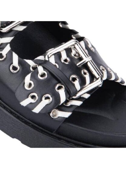 SANDALIA PLANA NEGRO VI LINE FASHION - Image 6