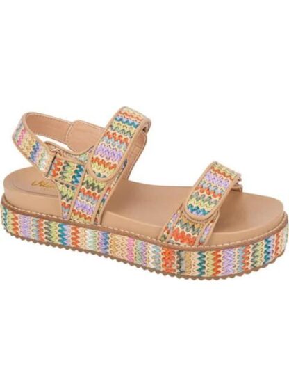 SANDALIA PLANA TEJIDA MULTICOLOR VI LINE FASHION - Image 2