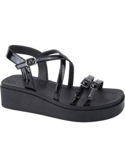 SANDALIA PLANA NEGRO VI LINE - Image 2