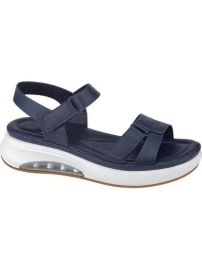 SANDALIA PLANA AZUL MARINO SHOSH - Image 2