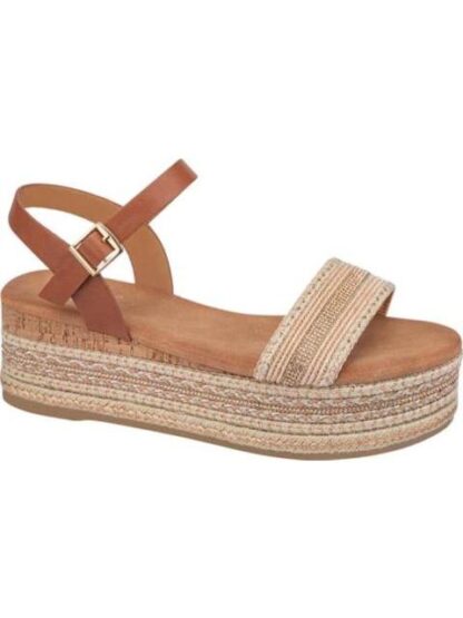 SANDALIA PLANA CAMEL VI LINE - Image 2