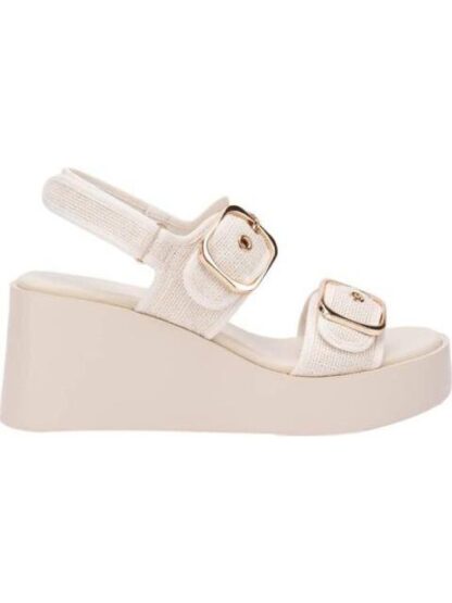 SANDALIA PLATAFORMA BEIGE/HUESO VI LINE FASHION