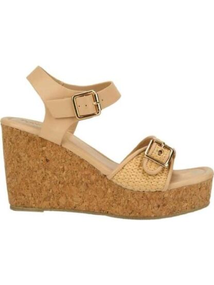 SANDALIA PLATAFORMA BEIGE VI LINE FASHION