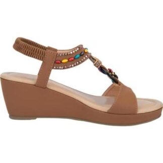 SANDALIA PLATAFORMA CAMEL VI LINE