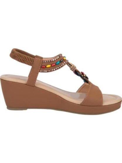 SANDALIA PLATAFORMA CAMEL VI LINE