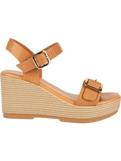 SANDALIA PLATAFORMA CAMEL VI LINE
