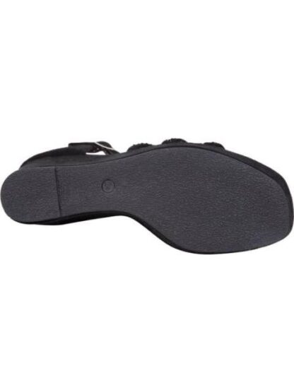 SANDALIA PLATAFORMA CON BRILLOS NEGRO VI LINE FASHION - Image 4