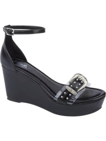 SANDALIA PLATAFORMA NEGRO VI LINE FASHION - Image 2