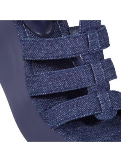 SANDALIA CON PLATAFORMA AZUL MEZCLILLA VI LINE FASHION - Image 6