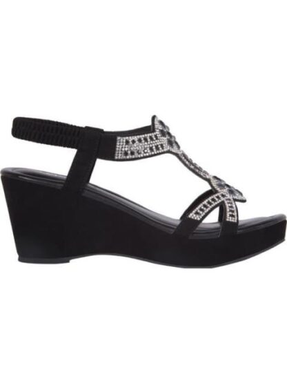 SANDALIA PLATAFORMA NEGRO VI LINE