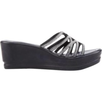 SANDALIA PLATAFORMA NEGRO VI LINE