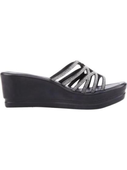 SANDALIA PLATAFORMA NEGRO VI LINE