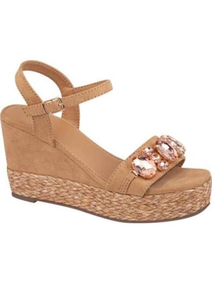 SANDALIA PLATAFORMA CAMEL VI LINE FASHION - Image 2