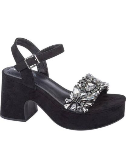 SANDALIA CON BRILLOS NEGRO BELINDA PEREGRIN - Image 2